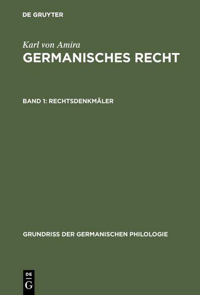 Produktbild: Rechtsdenkm&auml;ler