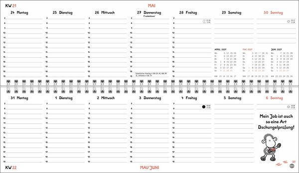 Produktbild: sheepworld Wochenquerplaner 2027