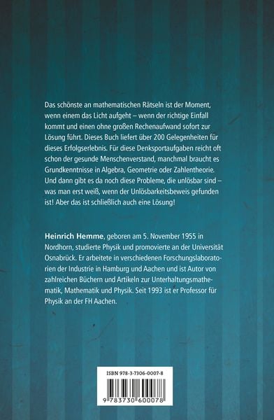 Produktbild: Das gro&szlig;e Buch der mathematischen R&auml;tsel