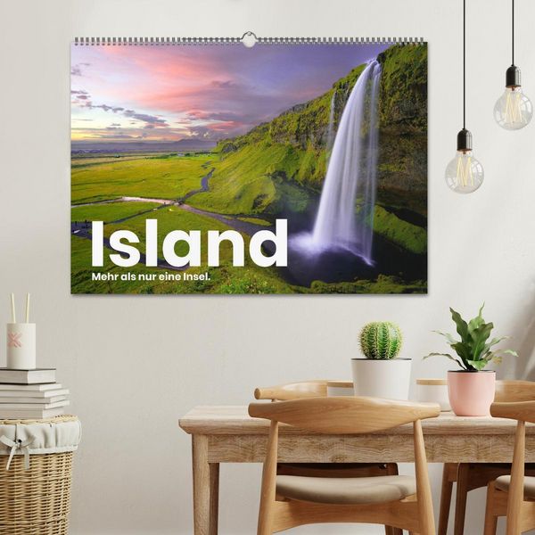 Produktbild: Island - Mehr als nur eine Insel. (Wandkalender 2026 DIN A2 quer), CALVENDO Monatskalender