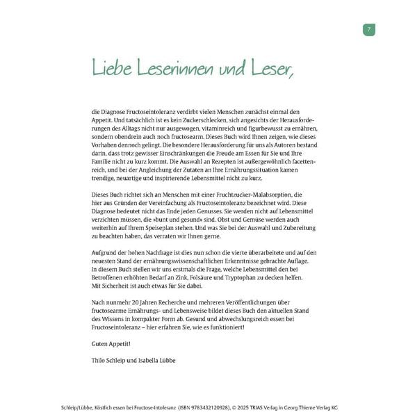Produktbild: K&ouml;stlich essen Fructoseintoleranz