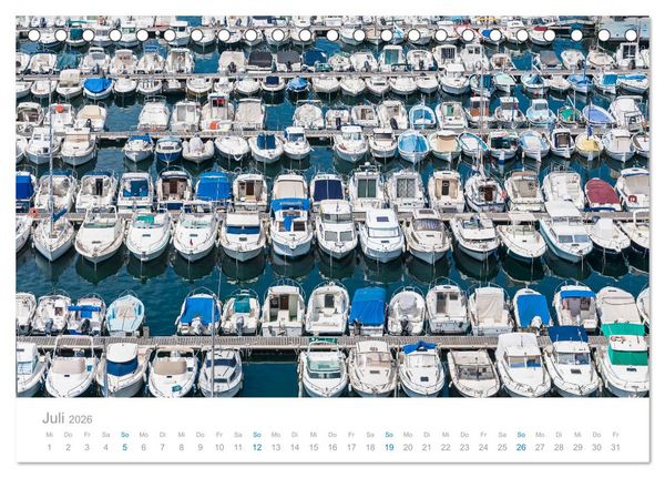 Produktbild: Marseille Maritime Metropole (Tischkalender 2026 DIN A5 quer), CALVENDO Monatskalender