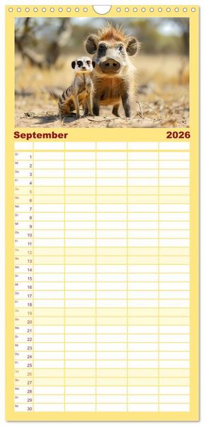 Produktbild: Familienplaner 2026 - Wenn Vertrauen siegt mit 5 Spalten (Wandkalender, 21 x 45 cm) CALVENDO