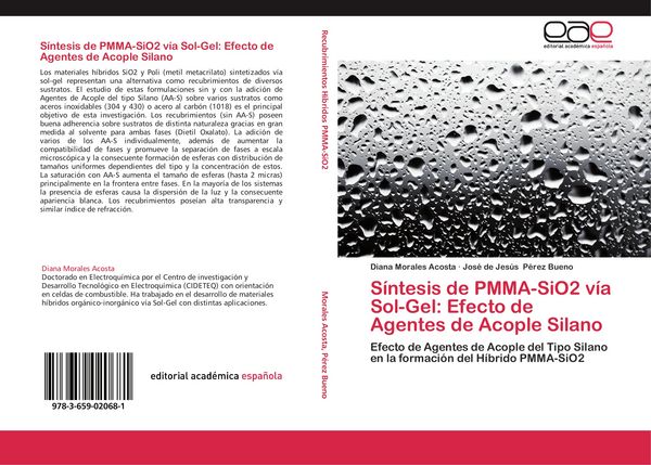 Produktbild: S&iacute;ntesis de PMMA-SiO2 v&iacute;a Sol-Gel: Efecto de Agentes de Acople Silano