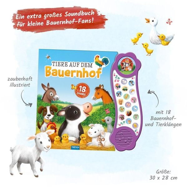 Produktbild: Tr&ouml;tsch Soundbuch Tiere auf dem Bauernhof