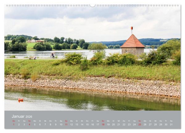 Produktbild: Mittelfranken - Das fr&auml;nkische Seenland (hochwertiger Premium Wandkalender 2026 DIN A2 quer), Kunstdruck in Hochglanz