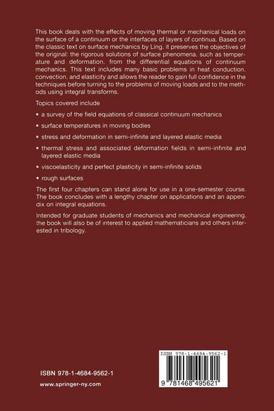 Produktbild: Fundamentals of Surface Mechanics