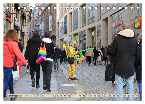 Produktbild: Buntes Leipzig (Tischkalender 2026 DIN A5 quer), CALVENDO Monatskalender