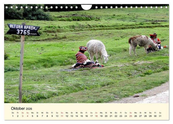 Produktbild: Im Land der Inka (Wandkalender 2026 DIN A4 quer), CALVENDO Monatskalender