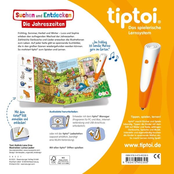 Tiptoi® Suchen und Entdecken - Die Jahreszeiten