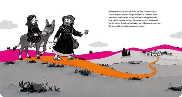 Produktbild: Die Geschichte von Weihnachten Kontrastbuch (Pappbilderbuch)