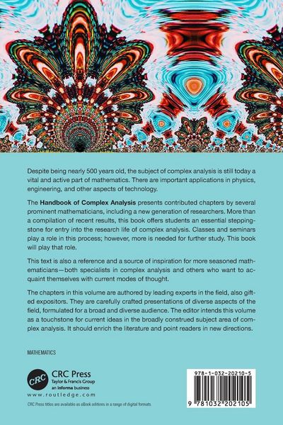 Produktbild: Handbook of Complex Analysis