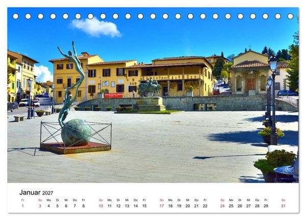 Produktbild: Toskana - Immer eine Reise wert (Tischkalender 2027 DIN A5 quer), CALVENDO Monatskalender