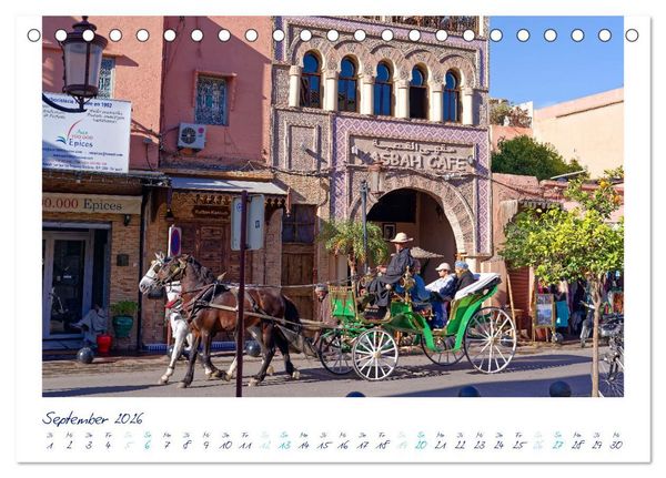 Produktbild: Marrakesch - Oase im W&uuml;stenstaub (Tischkalender 2026 DIN A5 quer), CALVENDO Monatskalender