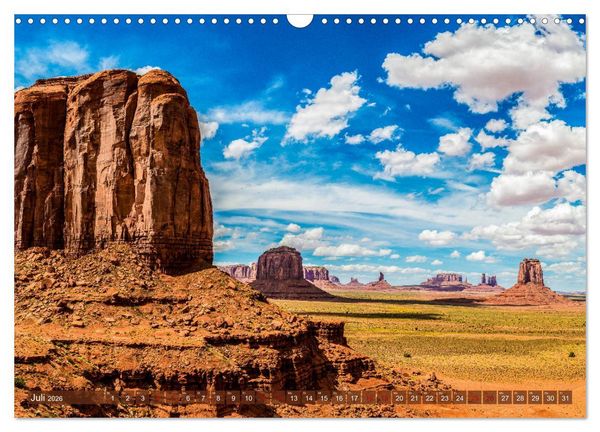 Produktbild: Atemberaubendes Amerika - Die sch&ouml;nsten Nationalparks im Westen der USA (Wandkalender 2026 DIN A3 quer), CALVENDO Monatskalender