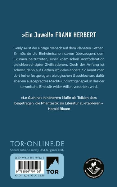 Produktbild: Die linke Hand der Dunkelheit