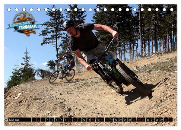 Produktbild: Freeride Life (Tischkalender 2026 DIN A5 quer), CALVENDO Monatskalender