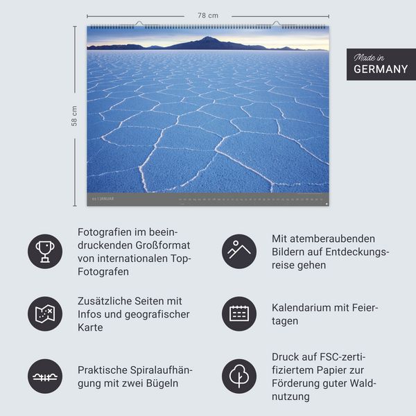 Produktbild: S&uuml;damerika - Edition Alexander von Humboldt Kalender 2027