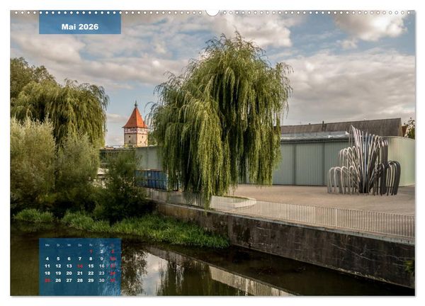 Produktbild: Kontraste Waiblingen (Wandkalender 2026 DIN A2 quer), CALVENDO Monatskalender