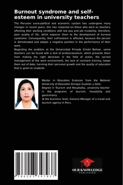 Produktbild: Burnout syndrome and self-esteem in university teachers