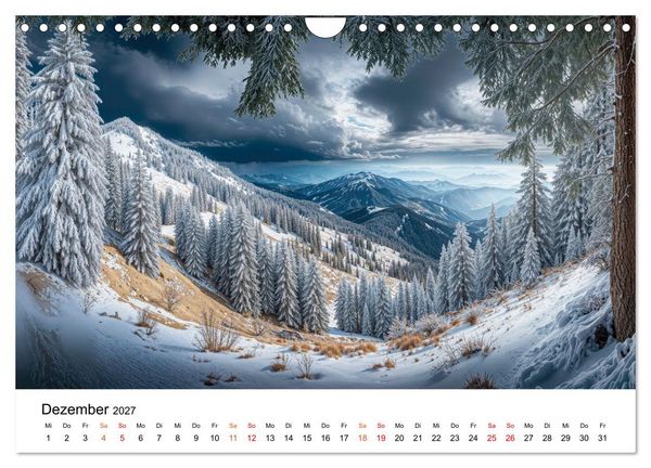 Produktbild: Deutschland - zwischen Bergen und Meeren (Wandkalender 2027 DIN A4 quer), CALVENDO Monatskalender