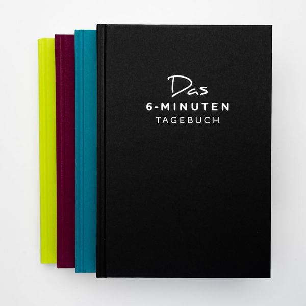 Produktbild: Das 6-Minuten-Tagebuch (schwarz)