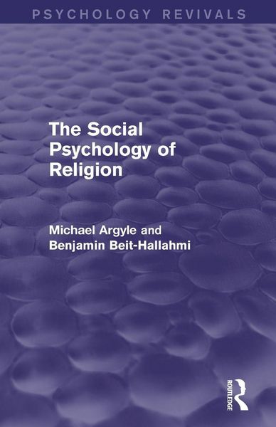 Produktbild: The Social Psychology of Religion (Psychology Revivals)