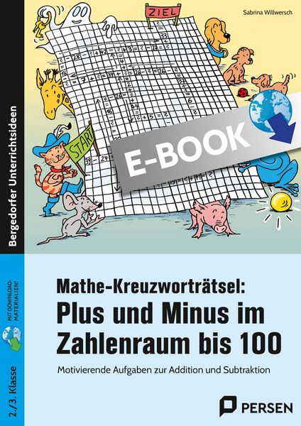 Produktbild: Mathe-Kreuzwortr&auml;tsel: Plus und Minus ZR bis 100
