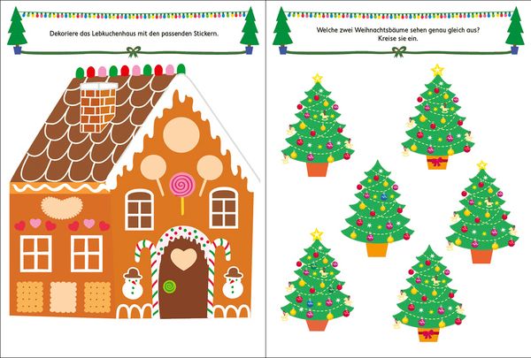 Produktbild: Metallic-Stickerspa&szlig; - Weihnachten
