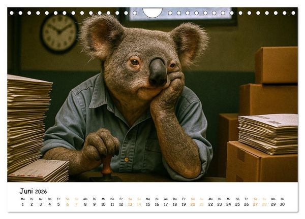 Produktbild: Dienst nach Vorschrift (Wandkalender 2026 DIN A4 quer), CALVENDO Monatskalender