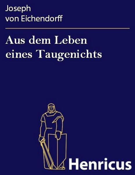 Produktbild: Aus dem Leben eines Taugenichts