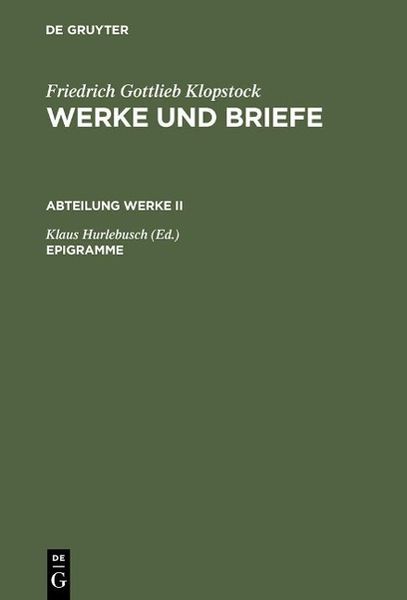 Produktbild: Epigramme