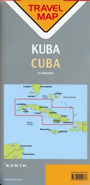 Kunth Travelmap Kuba 1:800.000