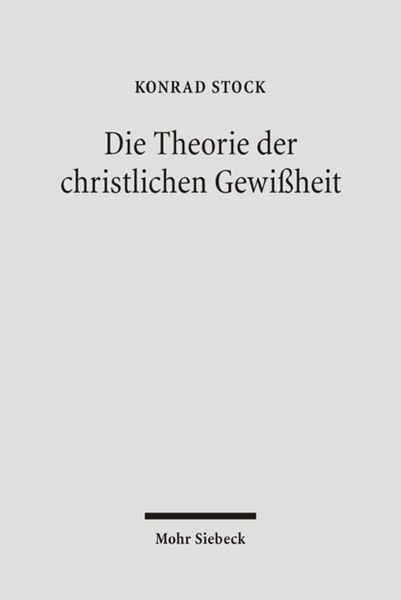 Produktbild: Die Theorie der christlichen Gewi&szlig;heit