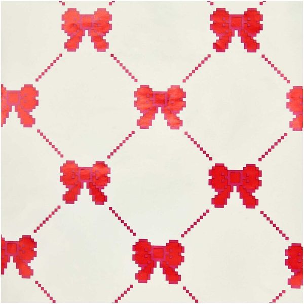 Produktbild: Geschenkpapier Pixel Schleifen, Creme,