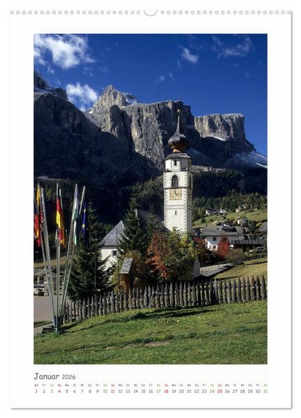 Produktbild: S&uuml;dtirol - Ein Erlebnis f&uuml;r das Auge (hochwertiger Premium Wandkalender 2026 DIN A2 hoch), Kunstdruck in Hochglanz