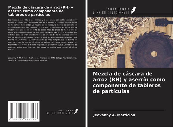 Produktbild: Mezcla de c&aacute;scara de arroz (RH) y aserr&iacute;n como componente de tableros de part&iacute;culas