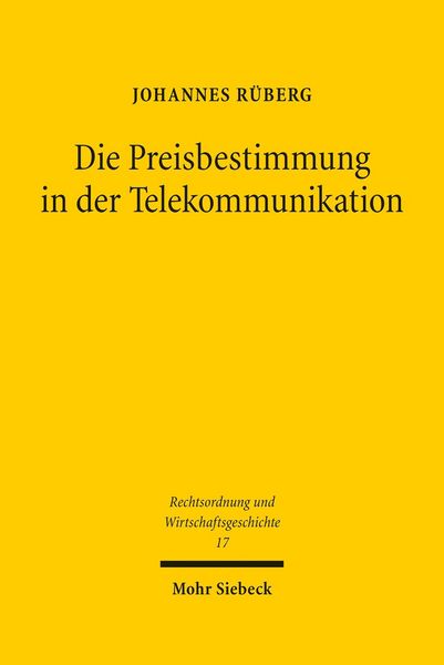 Produktbild: Die Preisbestimmung in der Telekommunikation