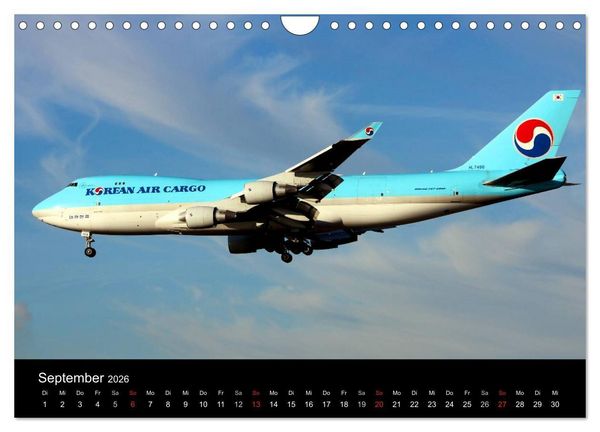 Produktbild: Internationale Frachtflugzeuge (Wandkalender 2026 DIN A4 quer), CALVENDO Monatskalender