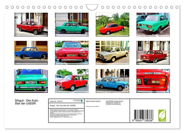 Produktbild: Shiguli - Der Auto-Star der UdSSR (Wandkalender 2026 DIN A4 quer), CALVENDO Monatskalender