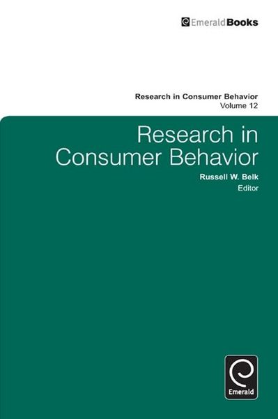 Produktbild: Research in Consumer Behavior