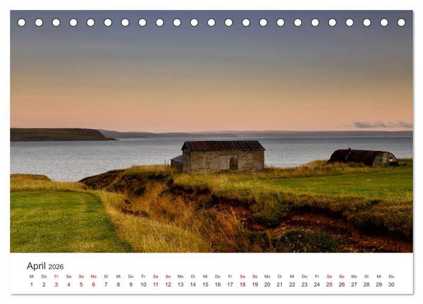 Produktbild: Landschaftstr&auml;ume in den Westfjorden (Tischkalender 2026 DIN A5 quer), CALVENDO Monatskalender