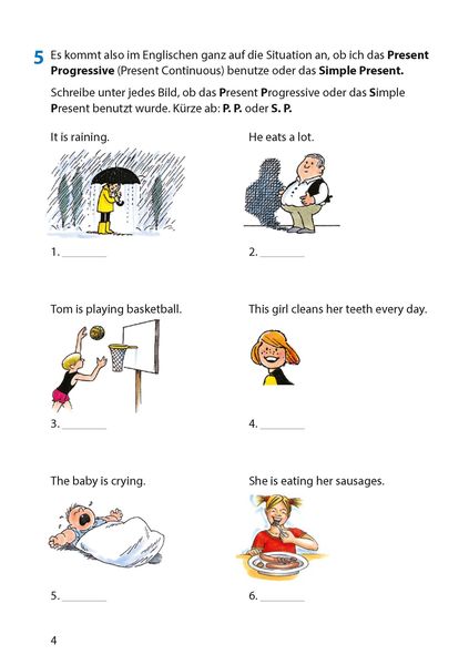 Produktbild: Present: Progressive & Simple. Englisch 5. Klasse, A5-Heft