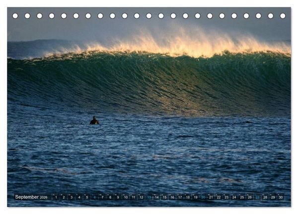 Produktbild: Faszination Surfen (Tischkalender 2026 DIN A5 quer), CALVENDO Monatskalender