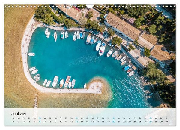 Produktbild: Insel Korfu - Trauminsel im Ionischen Meer (Wandkalender 2027 DIN A3 quer), CALVENDO Monatskalender