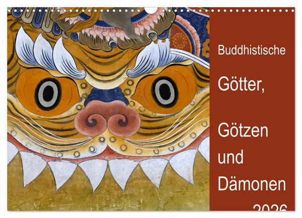 Produktbild: Buddhistische G&ouml;tter, G&ouml;tzen und D&auml;monen (Wandkalender 2026 DIN A3 quer), CALVENDO Monatskalender