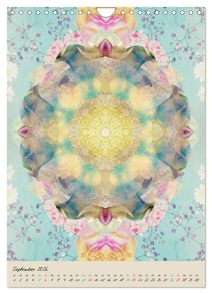 Produktbild: MANDALAS DES LICHTS (Wandkalender 2026 DIN A4 hoch), CALVENDO Monatskalender