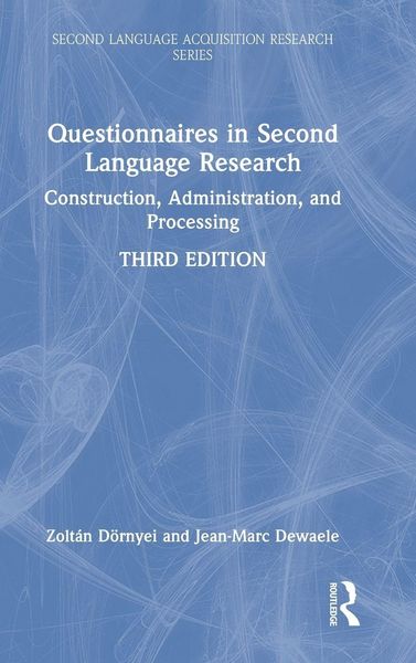 Produktbild: Questionnaires in Second Language Research