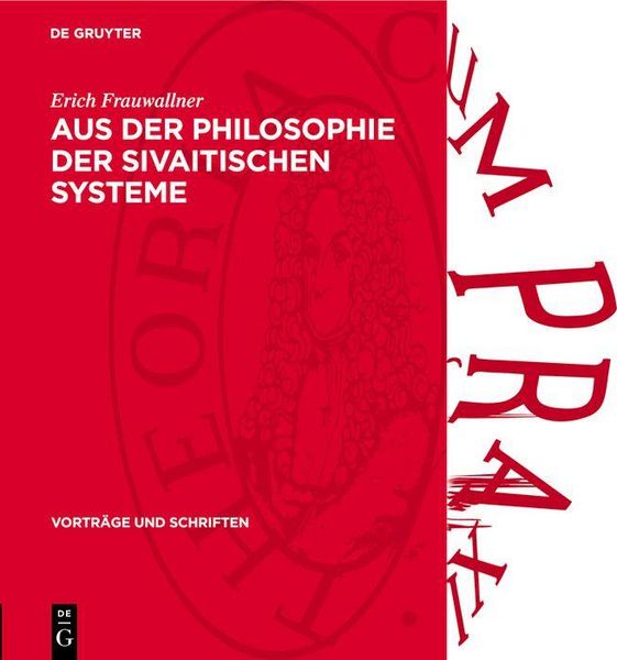 Produktbild: Aus der Philosophie der sivaitischen Systeme