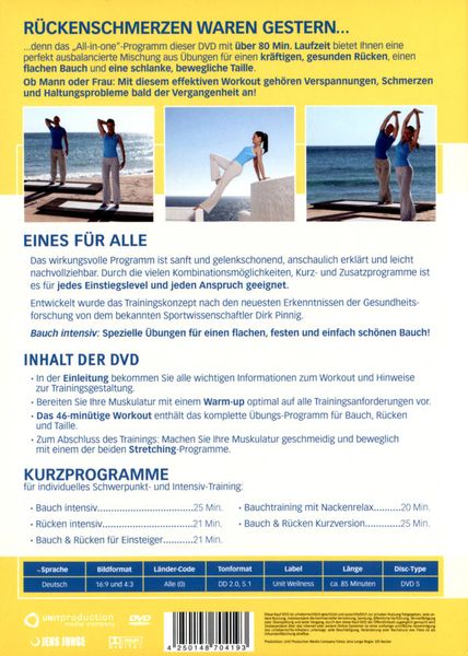 Produktbild: Vital - Workout f&uuml;r Bauch und R&uuml;cken